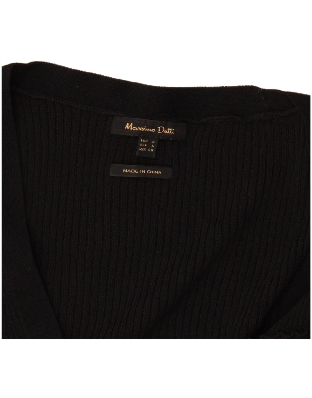 Sweter damski Massimo Dutti rozpinany UK 8, mały, czarny