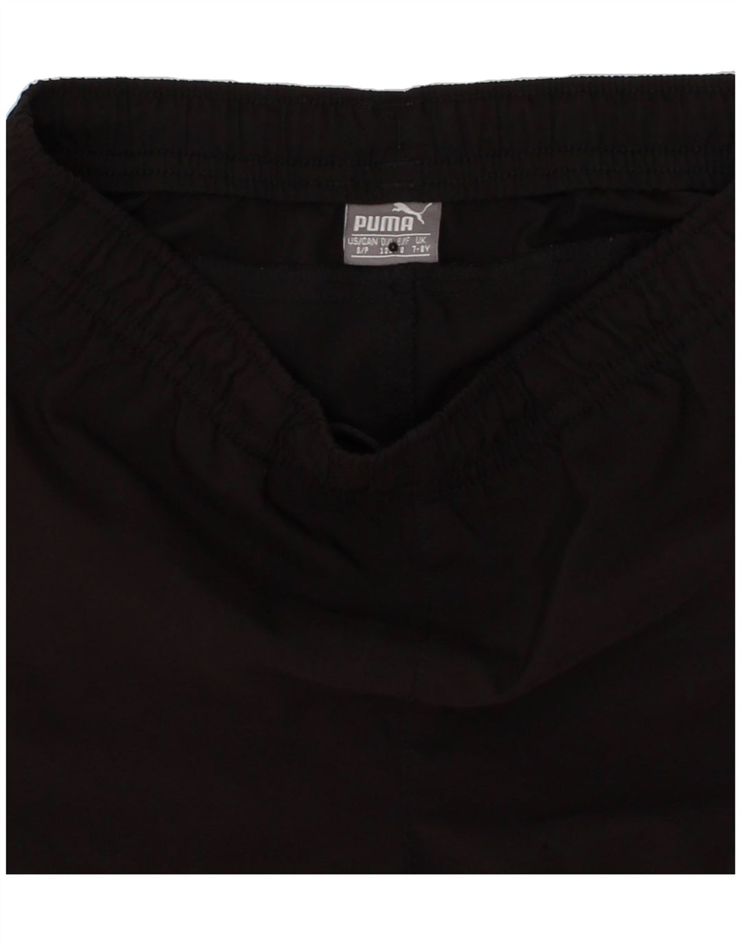 PUMA Boys Sport Shorts 7-8 Years Black Polyester Vintage Puma and Second-Hand Puma from Messina Hembry 