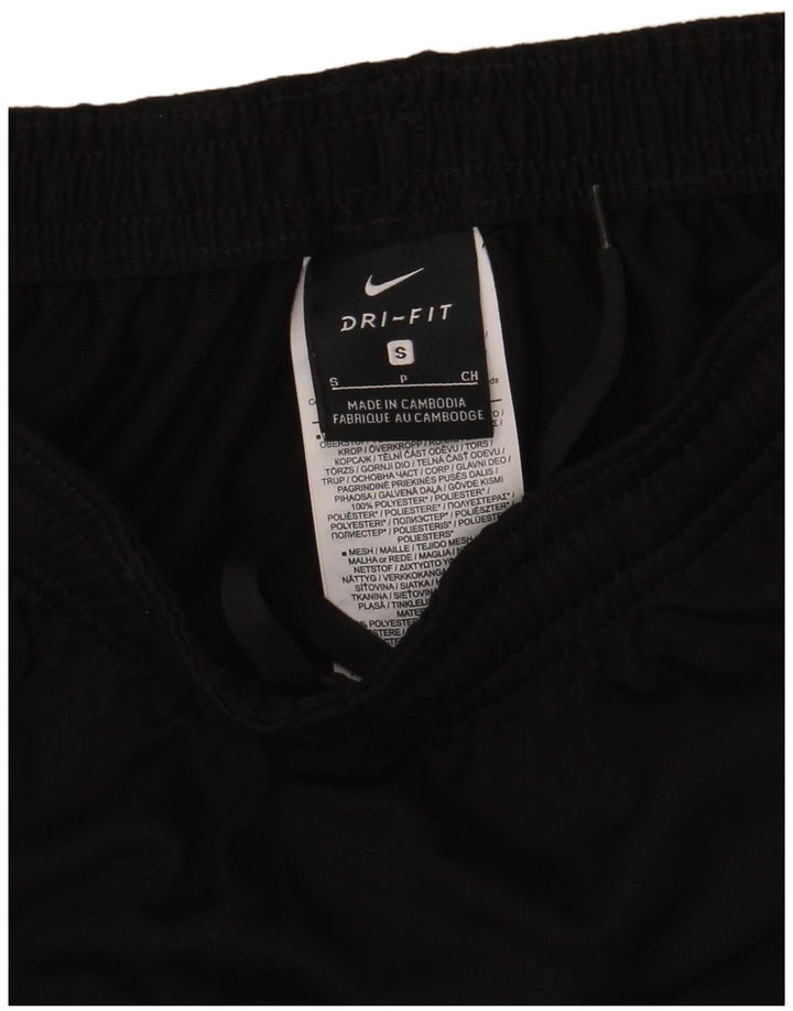 Męskie spodnie dresowe Nike Dri Fit, mały, czarny poliester z blokami kolorów