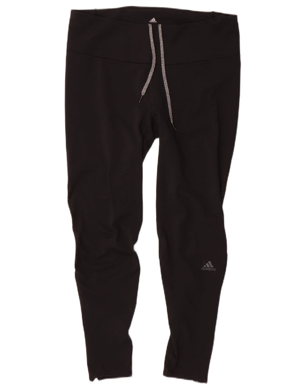 Damskie legginsy adidas Climacool Graphic UK 16/18, duże, czarne, poliestrowe