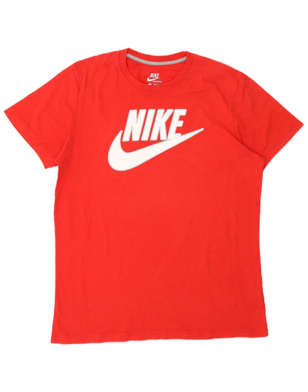 Męski T-shirt Nike Slim Fit Graphic Top XL Czerwony