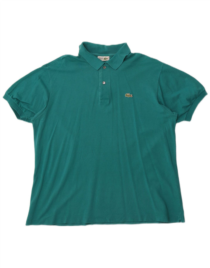 Męska koszulka polo Lacoste, rozmiar 5, duża, zielona bawełna