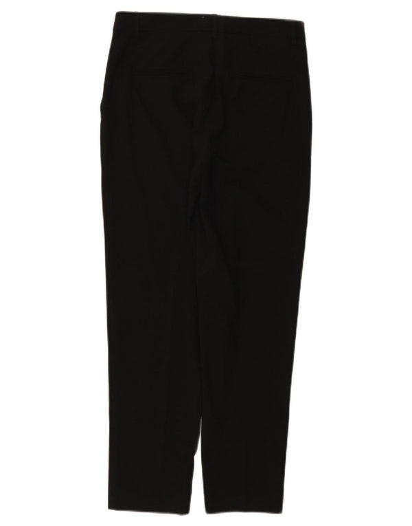 Damskie zwężane spodnie Chino Benetton UK 10 Small W28 L27 Czarny poliester