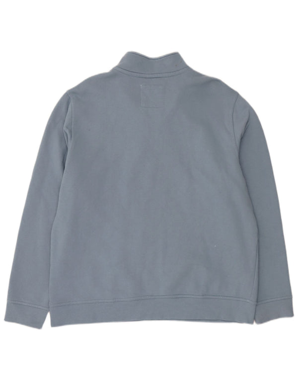 Crew Clothing Męska bluza z zamkiem błyskawicznym, 3XL, niebieska bawełna