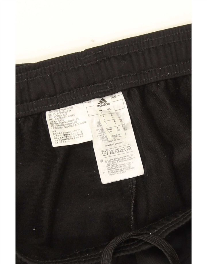Adidas Męskie spodnie dresowe Joggery, duże, czarne, poliestrowe