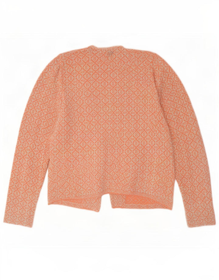 Damski sweter oversize Odd Molly, rozmiar 2, średni pomarańczowy geometryczny