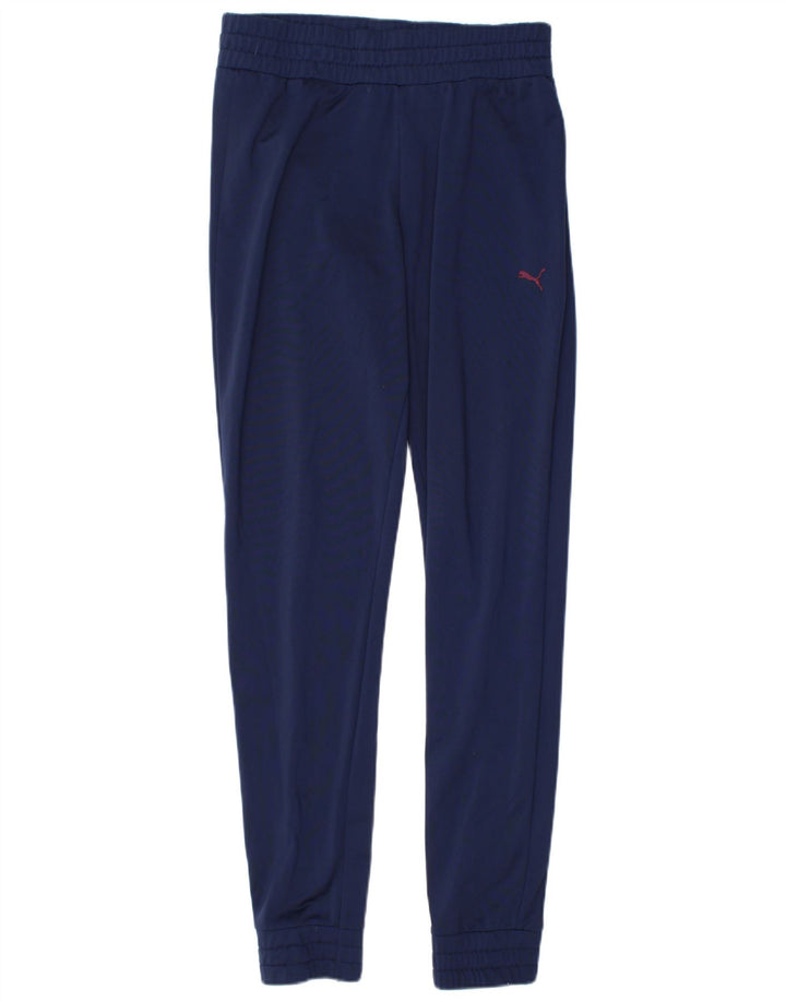 Damskie spodnie dresowe Puma Joggers UK 10, małe, granatowe, poliestrowe