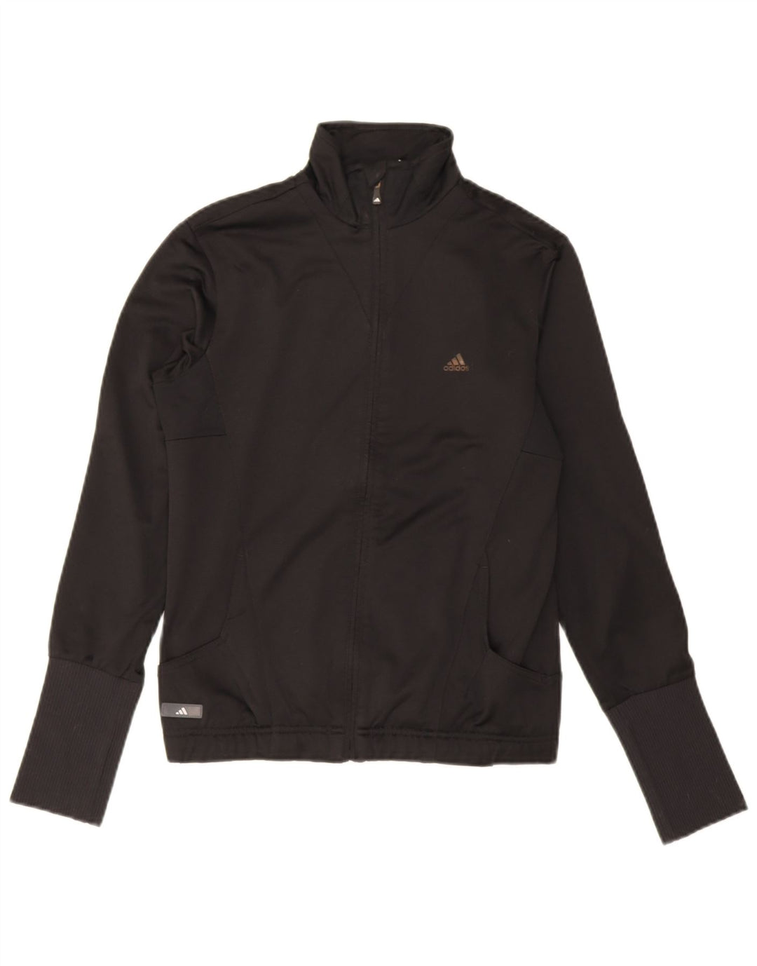 Damska bluza dresowa Adidas UK 12 Średni czarny poliester