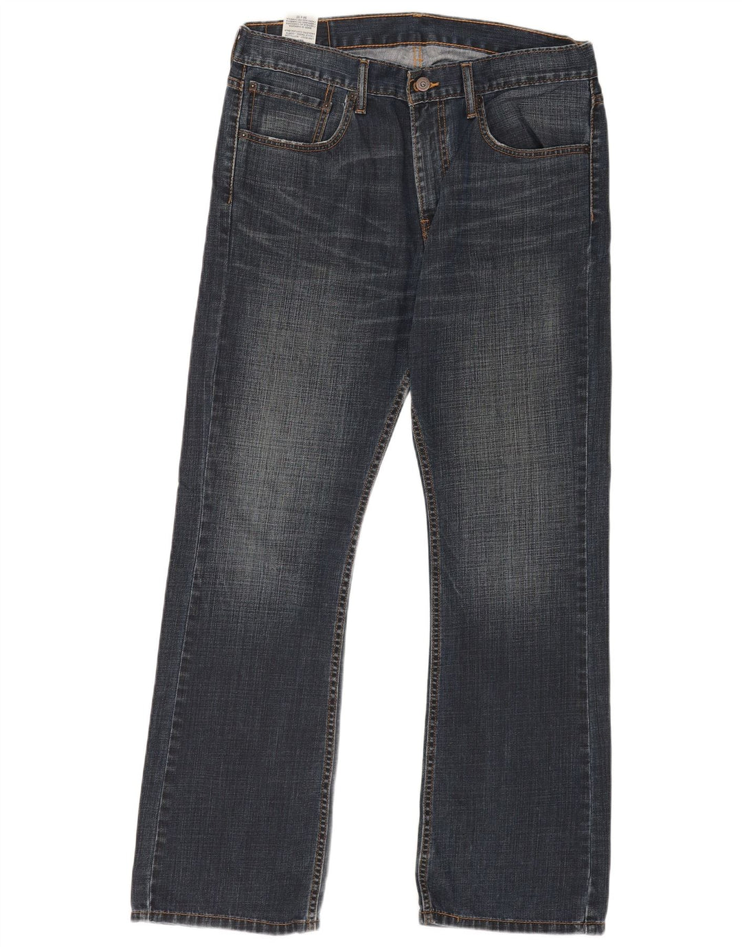 Męskie dżinsy Levi's 527 Bootcut W34 L32 Granatowa bawełna