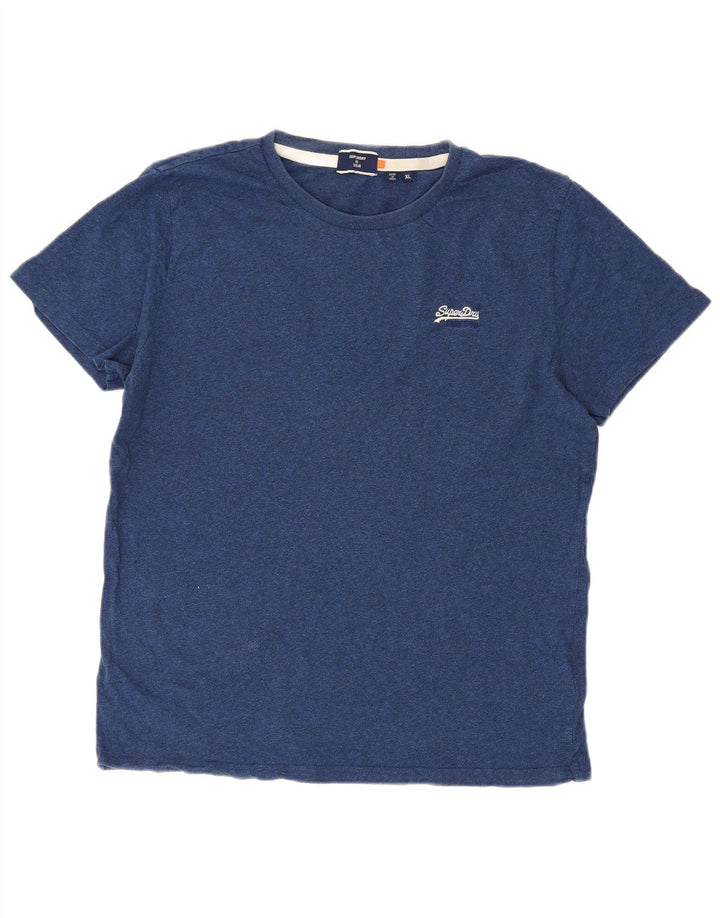T-shirt męski Superdry Top XL, granatowy, bawełniany