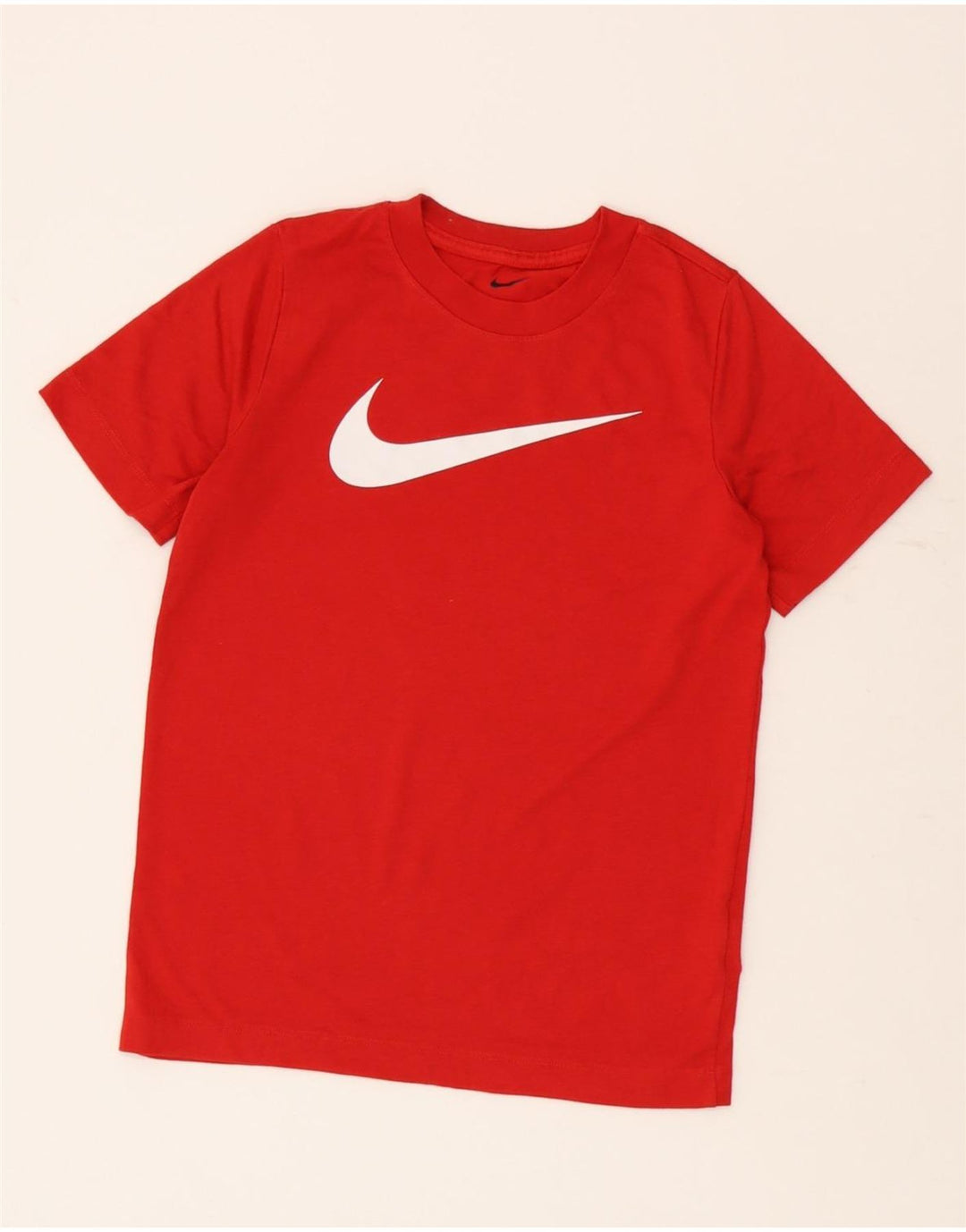 Chłopięcy T-shirt Nike Dri Fit z grafiką, 10-11 lat, średni czerwony poliester