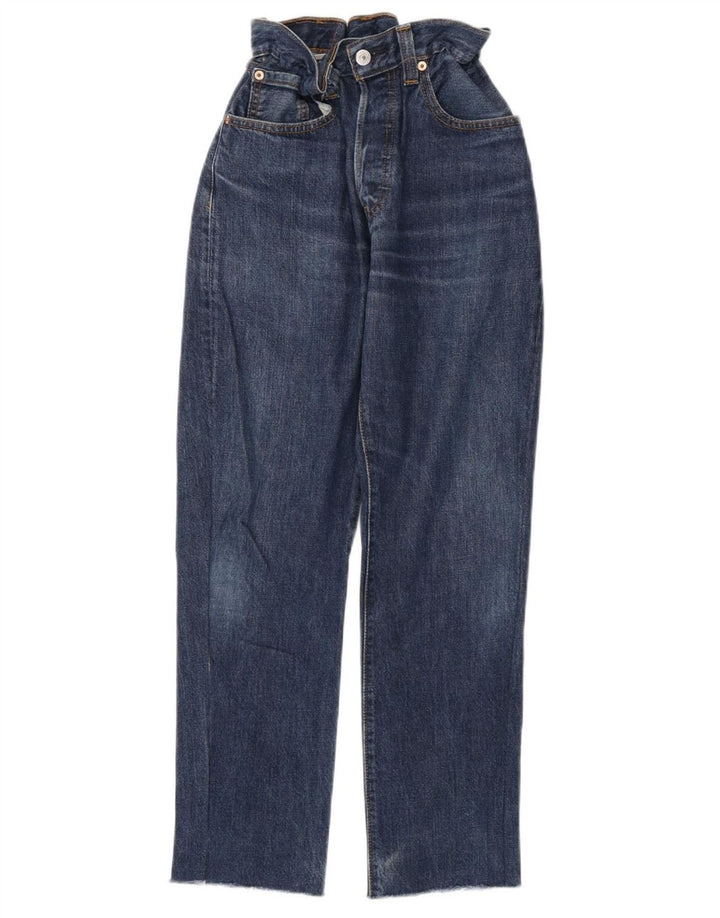 LEVI'S Womens 501 Tapered Jeans W32 L27 Blue Cotton
