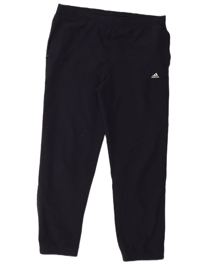 Adidas Męskie Spodnie Dresowe Joggery Duże Granatowe Poliester