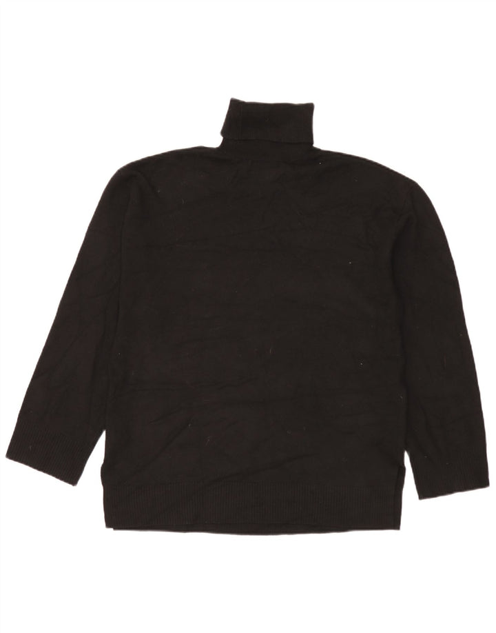 Marks & Spencer Damski sweter z golfem UK 14, średni czarny