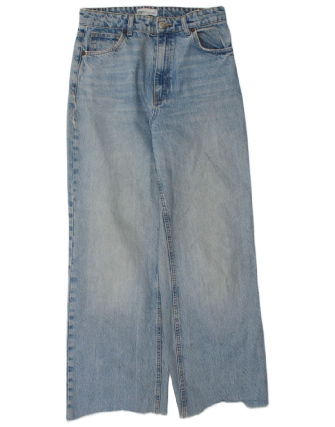 Luźne dżinsy damskie Zara EU 38 Small W28 L29 Niebieskie