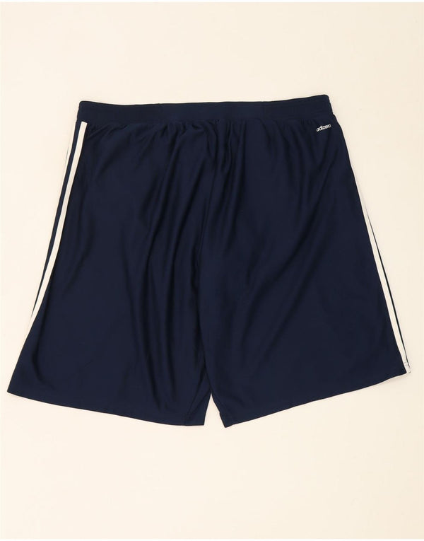 Adidas Mens FC Bayern Munchen Graphic Sport Shorts 2XL  Navy Blue Polyester