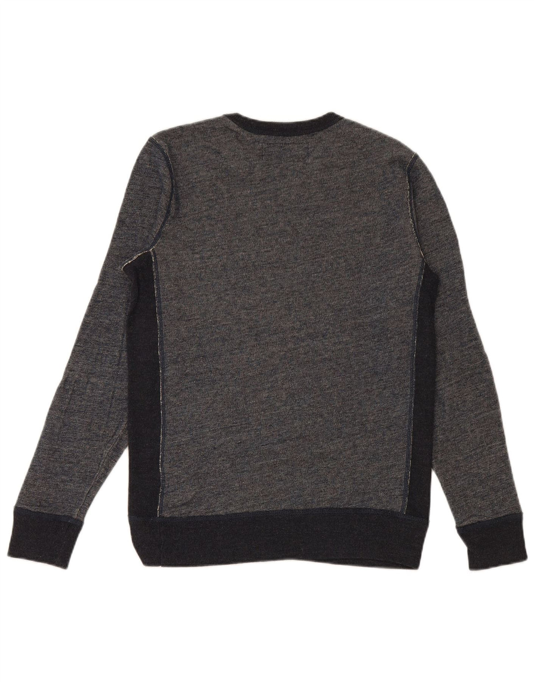 RALPH LAUREN Męski sweter z grafiką, mały, granatowy, bawełniany