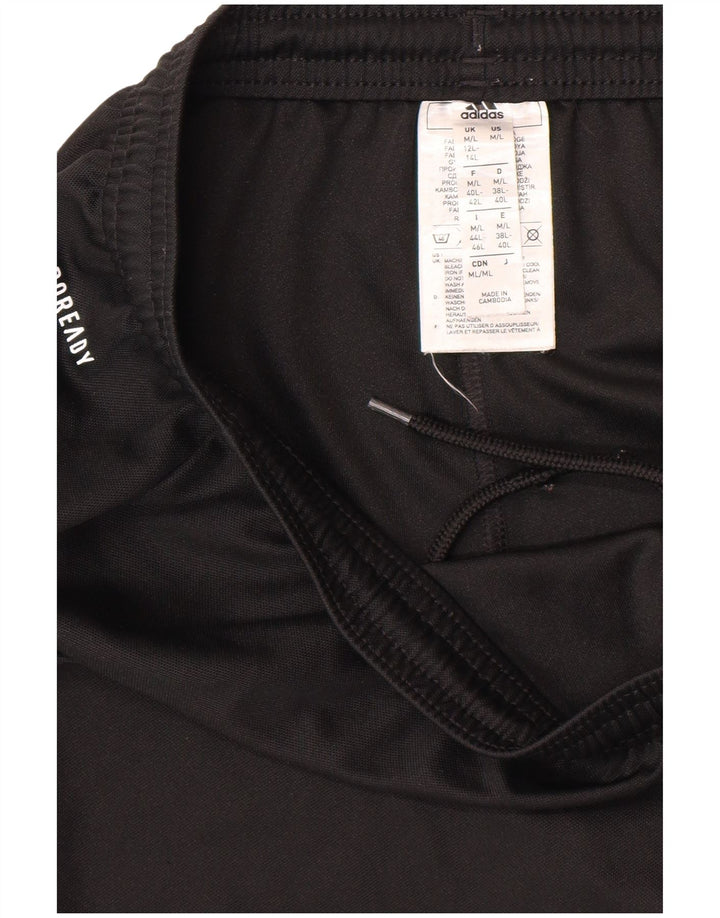 ADIDAS Womens Aeroready Sport Shorts UK 12 Medium Black Polyester