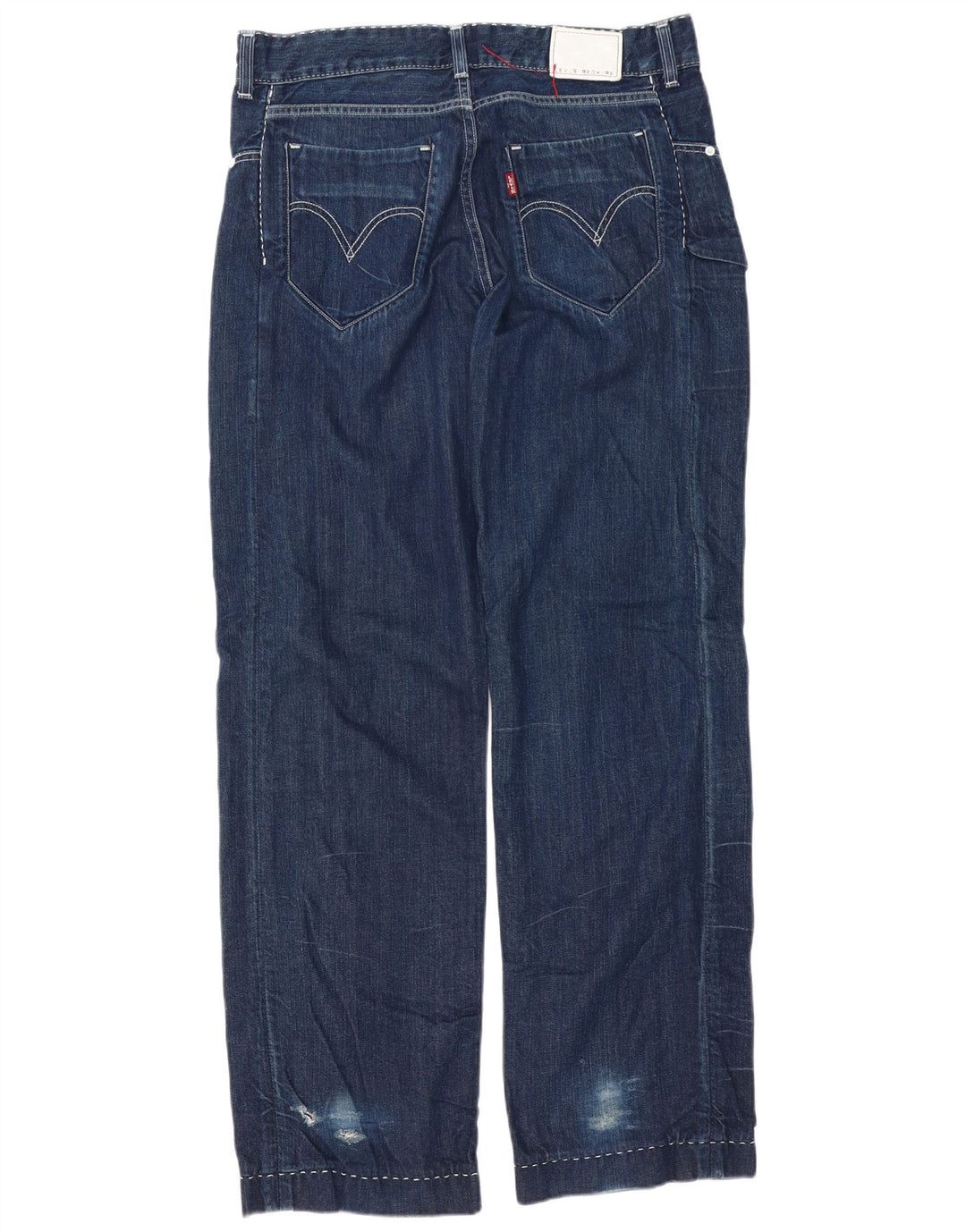 Męskie proste dżinsy Levi's W34 L34 Granatowa bawełna