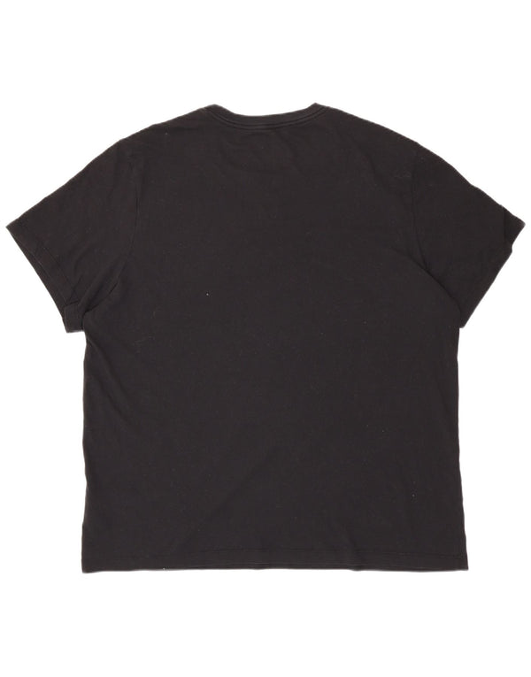 Męski T-shirt NIKE Dri Fit, 2XL, czarna, bawełniana