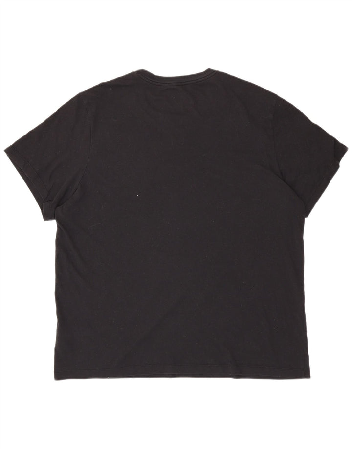 Męski T-shirt NIKE Dri Fit, 2XL, czarna, bawełniana