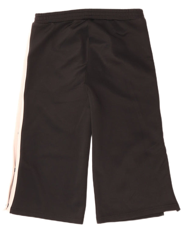 Damskie spodnie dresowe Capri KAPPA UK 16, duże czarne bloki kolorów