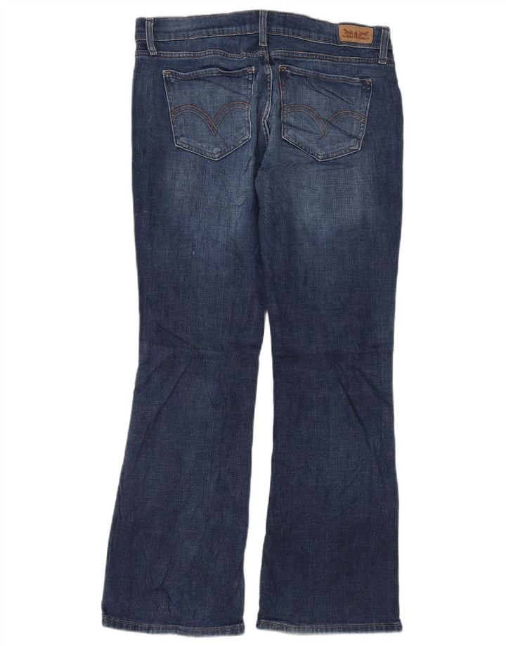 Damskie jeansy Levi's 524 Super Low Bootcut W31 L30 Niebieska bawełna