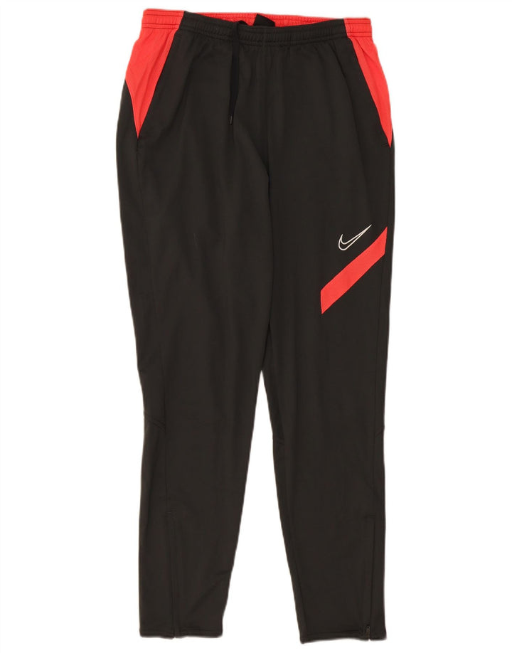 Męskie spodnie dresowe Nike Dri Fit, poliester w kolorze średniej szarości