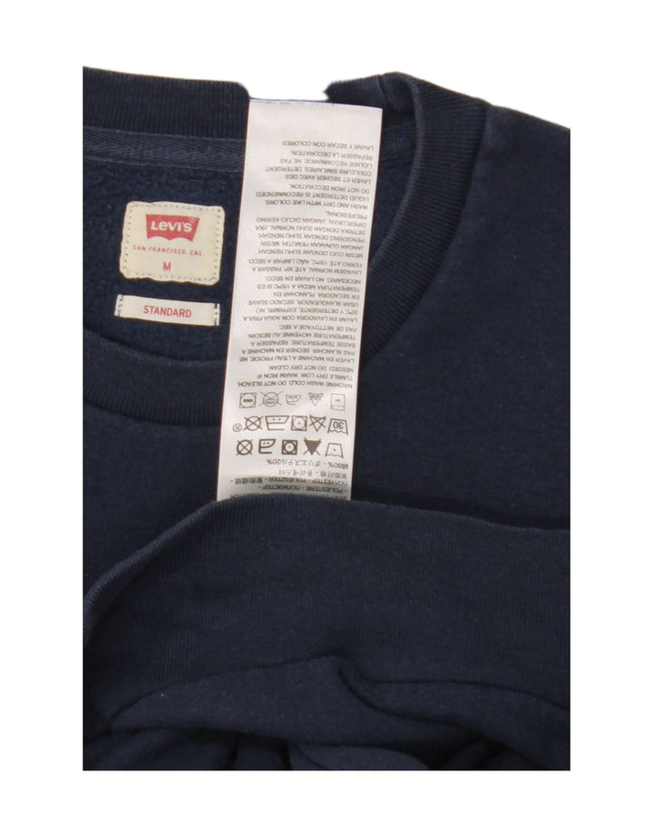 Męska bluza Levi's Standard Graphic, średnia, granatowa, bawełniana