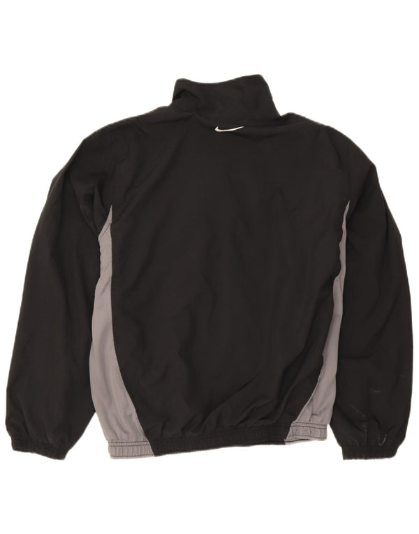 Męska kurtka dresowa Nike UK 36/38 Mała czarna sportowa z blokami kolorów