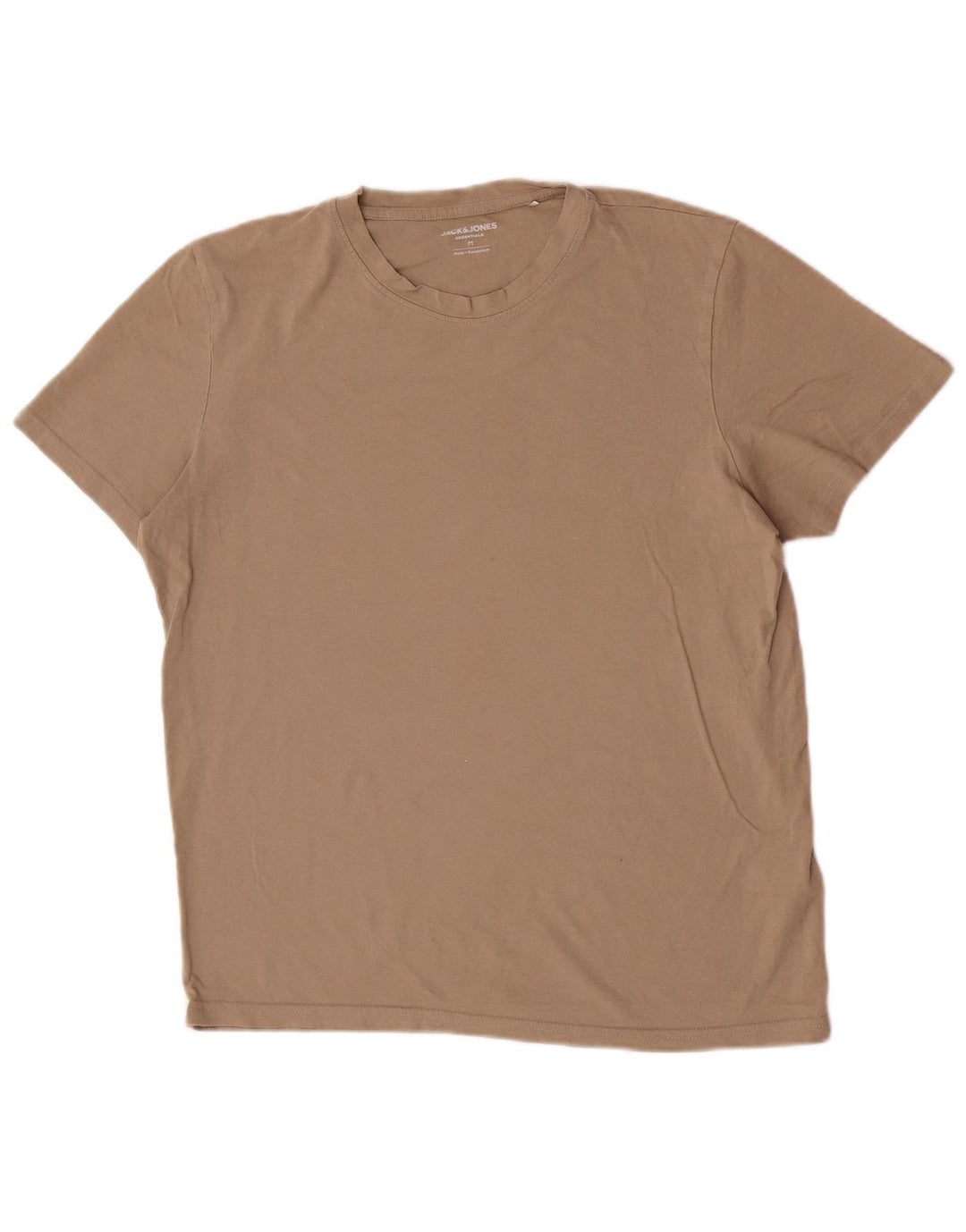 T-shirt męski Jack & Jones, bawełniany, średnio brązowy
