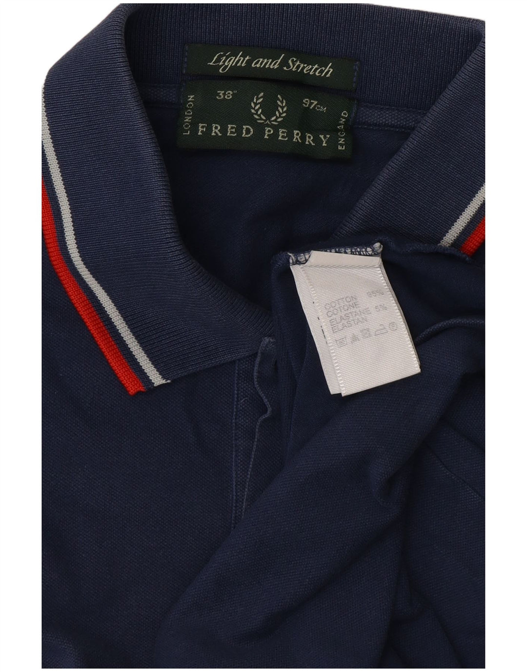 Męska koszulka polo FRED PERRY, mała, granatowa, bawełniana