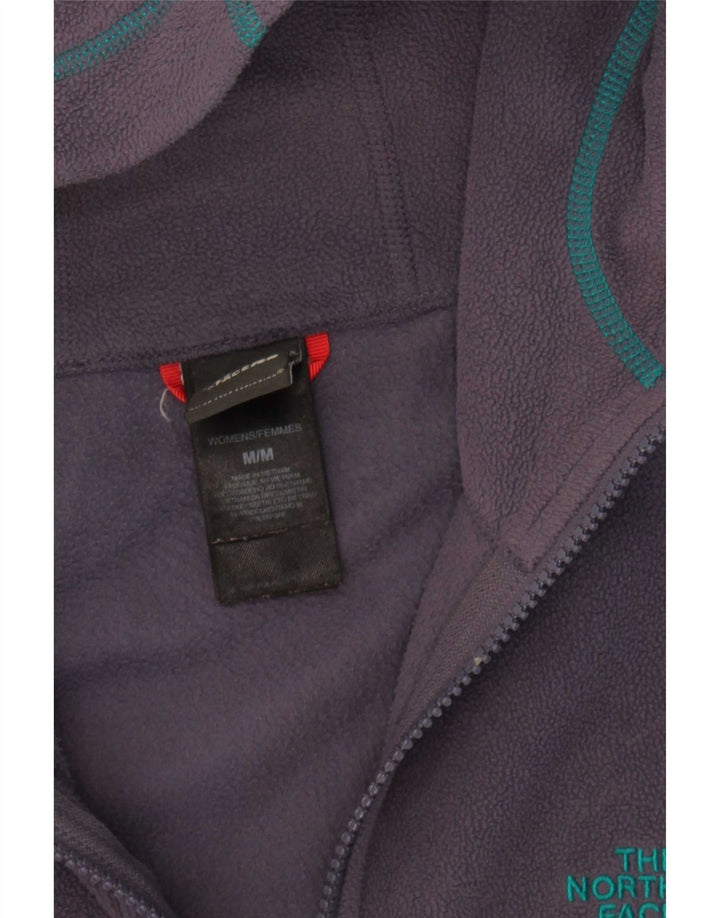 Damska kurtka polarowa z kapturem The North Face UK 14, średni fiolet, poliester