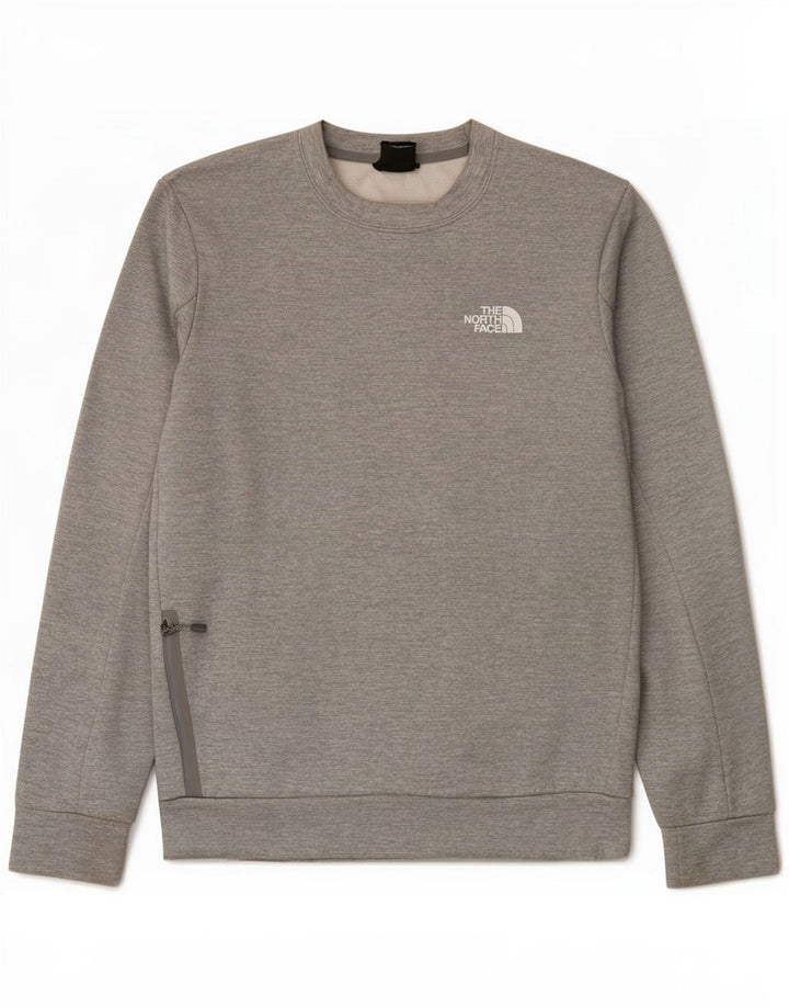 Męski sweter dresowy The North Face, średni szary, nakrapiany poliester