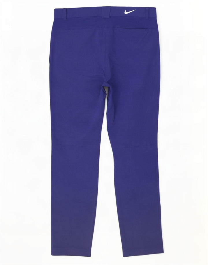 Męskie spodnie chino Nike Golf Straight W34 L32 Niebieski poliester