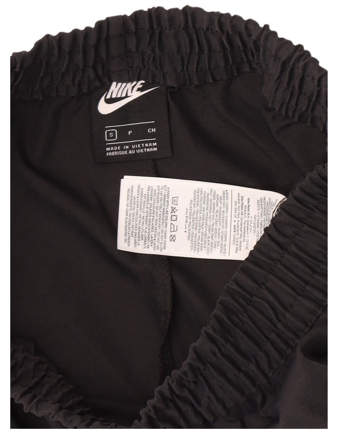 Damskie spodenki sportowe Nike UK 8, małe, czarne, poliestrowe