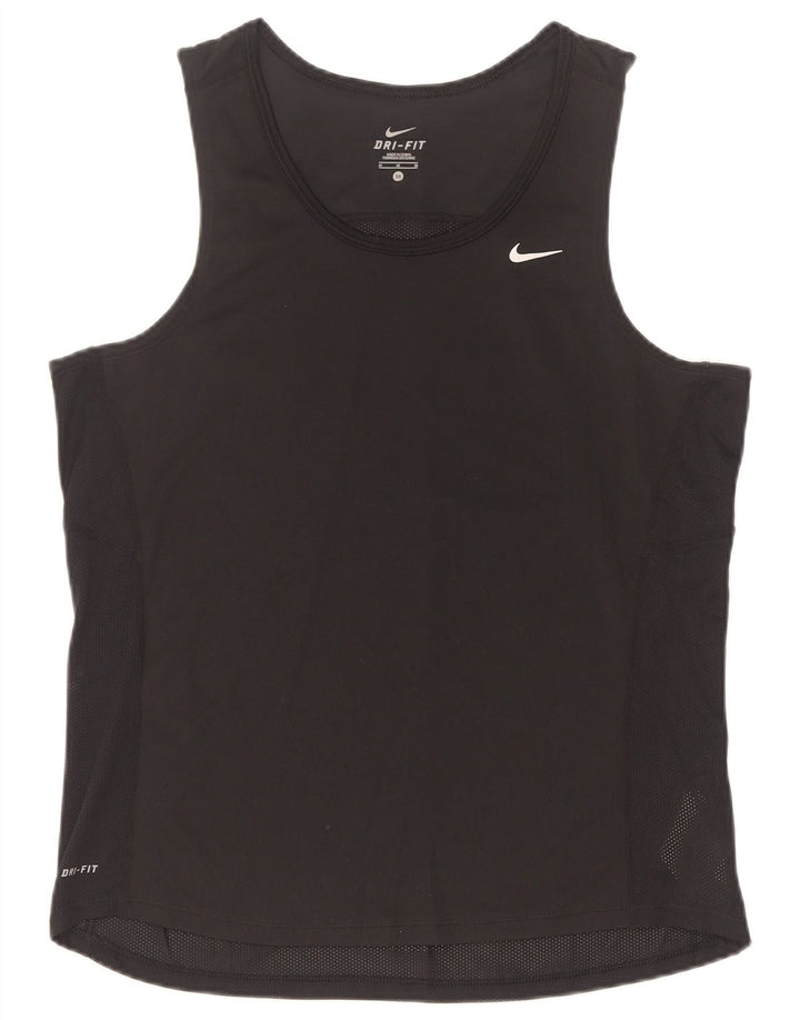 Męska kamizelka Nike Dri Fit, średni czarny poliester