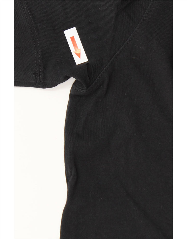 T-shirt męski Hugo Boss o regularnym kroju, średni czarny