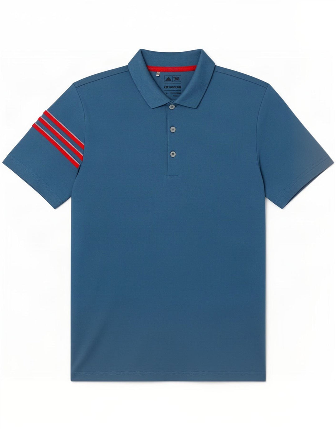 Męska koszulka polo Adidas Climacool, średni niebieski poliester