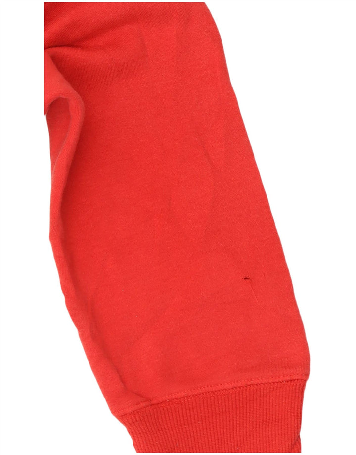 Męski sweter z grafiką Champion, mały, czerwony, bawełniany