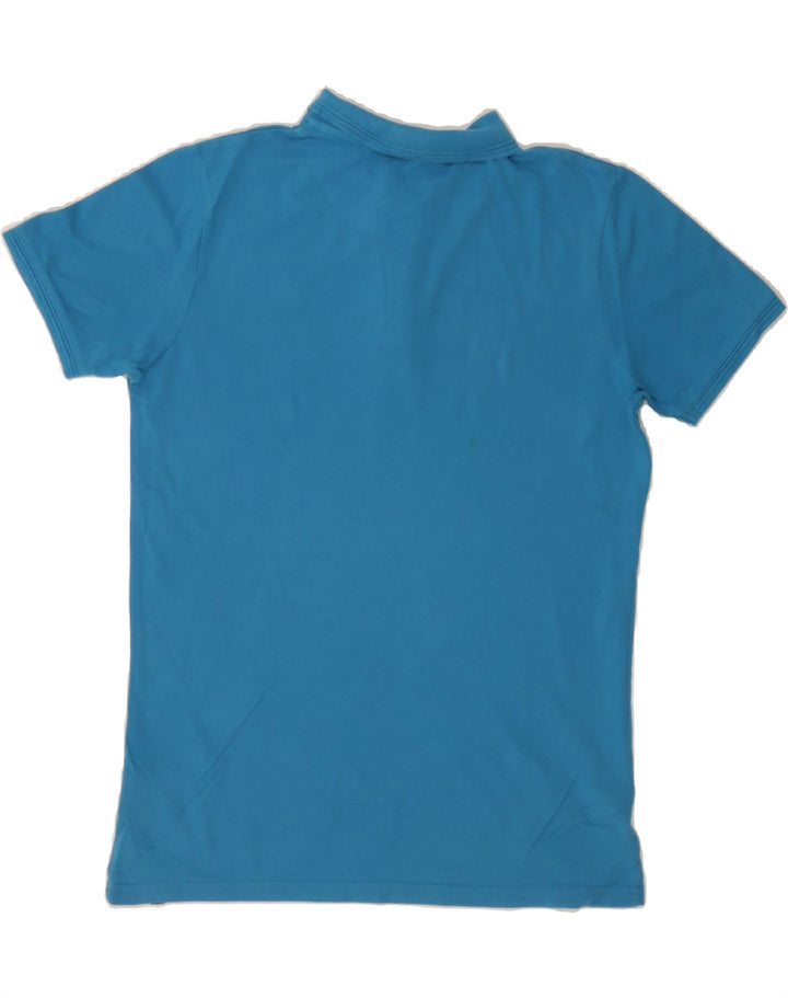 PENGUIN Mens Polo Shirt Small Blue Cotton Vintage Penguin and Second-Hand Penguin from Messina Hembry 