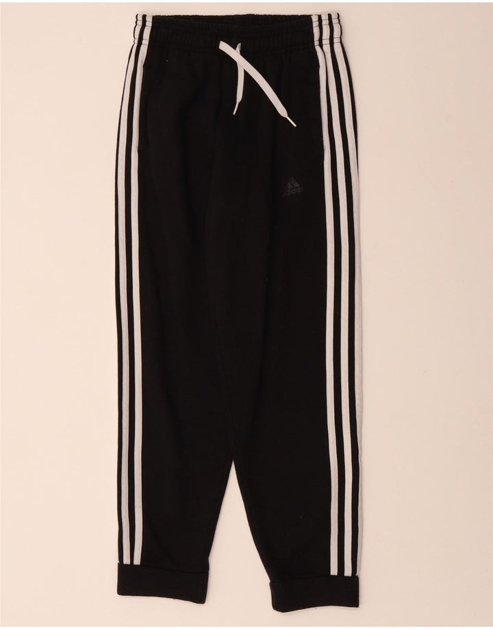 Chłopięce spodnie dresowe ADIDAS Joggers 11-12 lat, czarna bawełna
