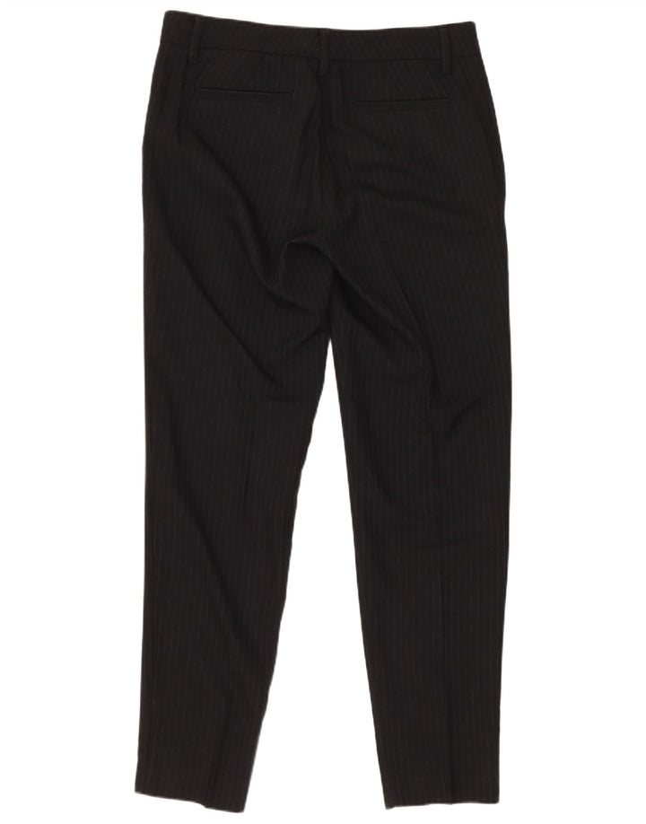 Stefanel damski 2-częściowy garnitur zapinany na 1 guzik IT 40 Small W28 L28 w czarne prążki