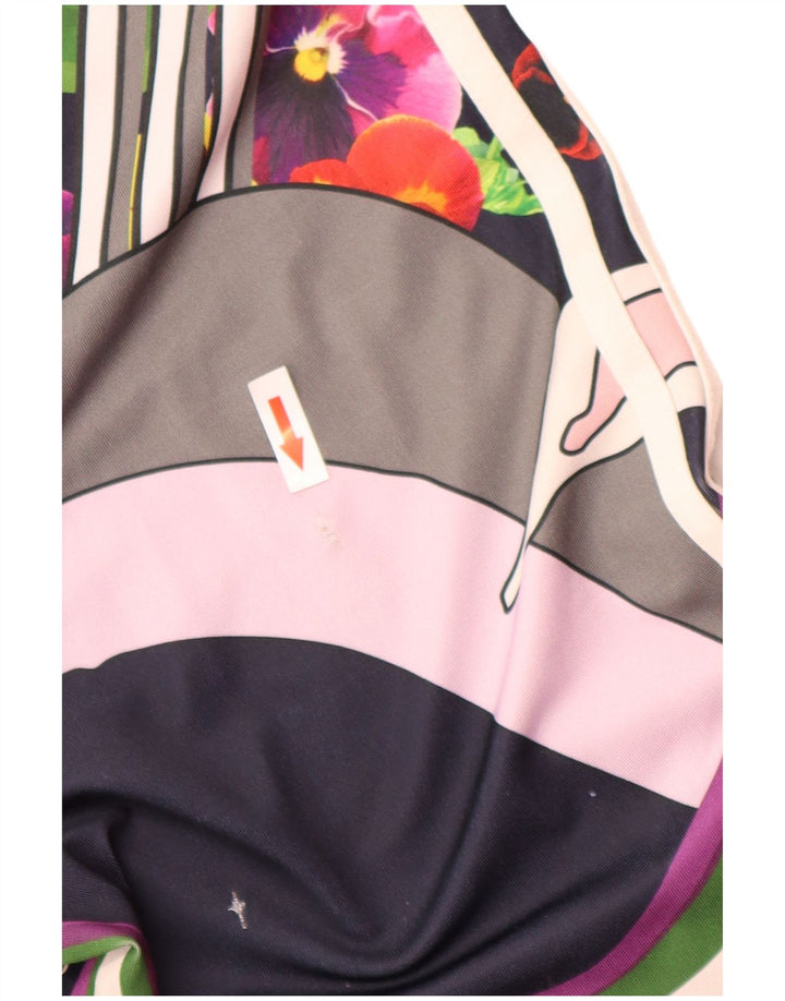 Legginsy damskie Adidas UK 10, małe, wielobarwne, z kwiatowym poliestrem