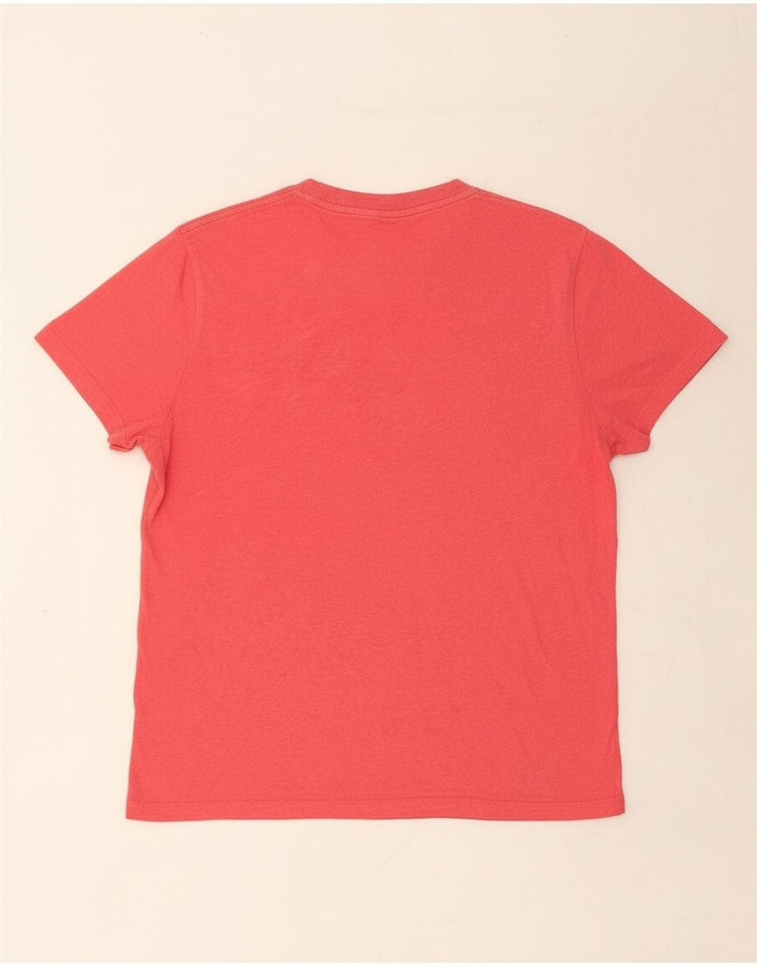 SUPERDRY Mens T-Shirt Top Large Red Cotton