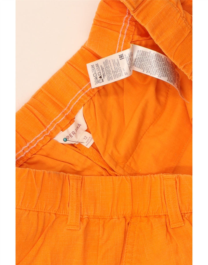 MARKS & SPENCER Damskie spodenki Chino Per Una UK 12 Medium W32 Pomarańczowe