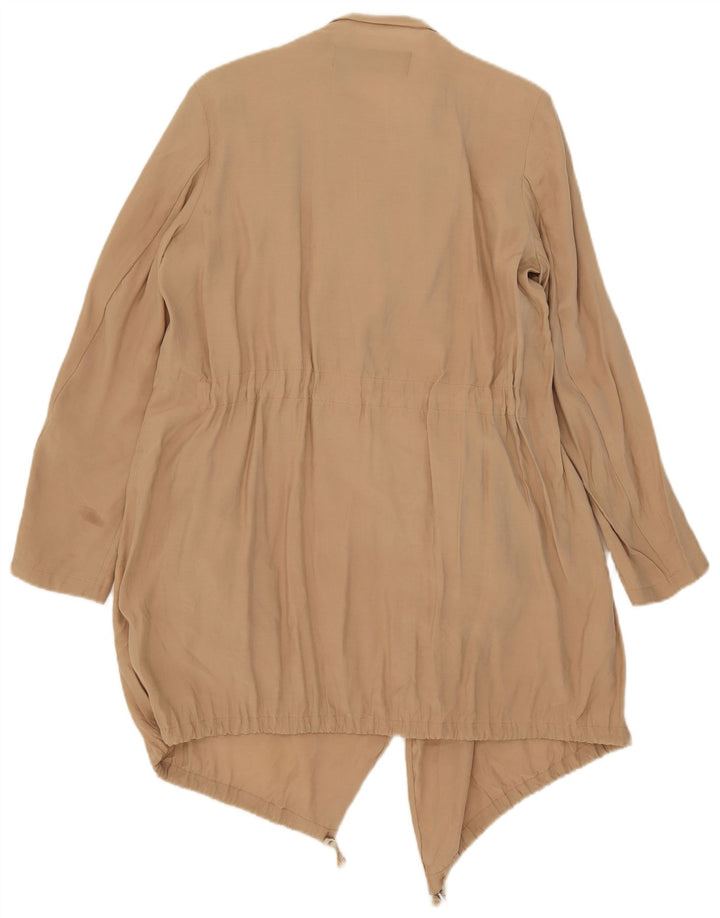 Kurtka damska Zara Open Waterfall UK 14 Medium Beige Modal