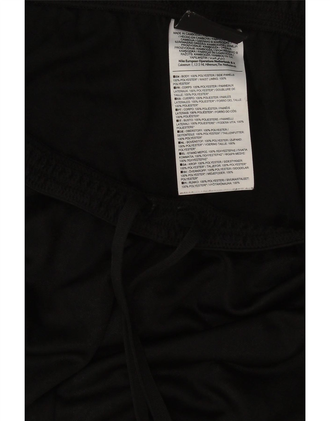 Męskie spodenki sportowe Nike Dri Fit, średni czarny poliester