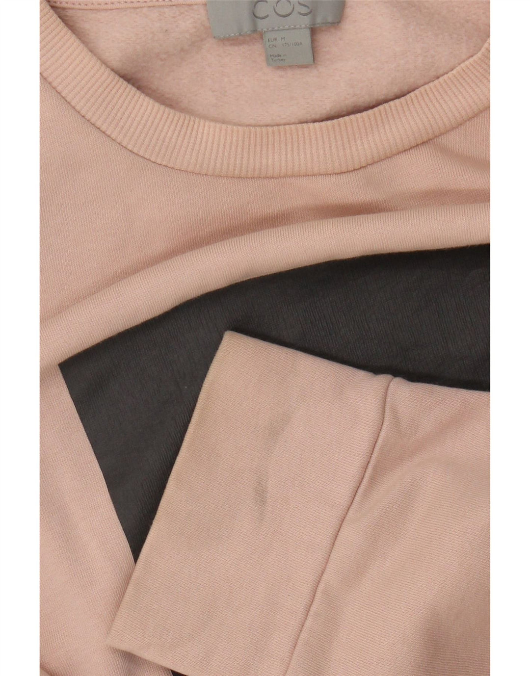 Bluza damska Cos Sweter UK 14 Średni różowy, bawełniany blok kolorów