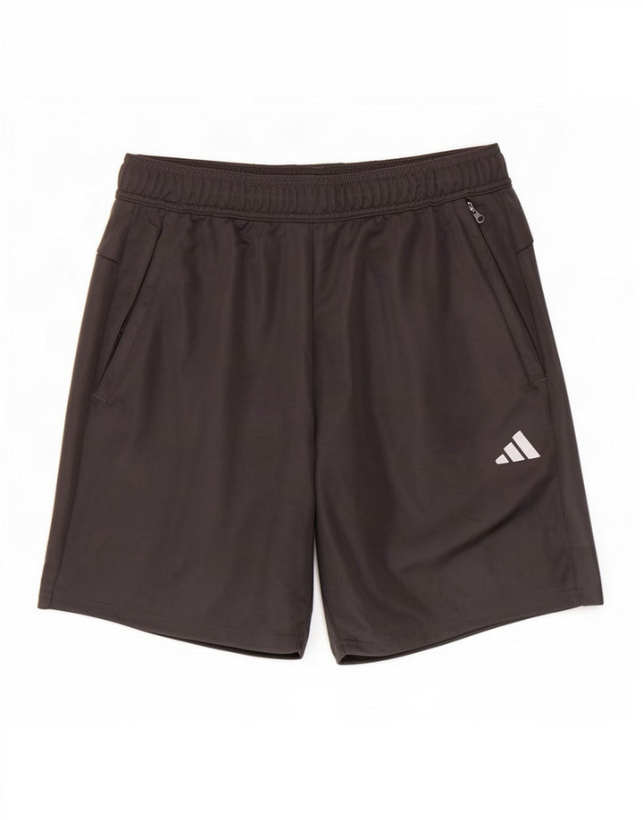 Męskie spodenki sportowe Adidas Aeroready, duże, szare, z poliestru